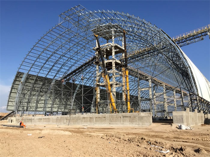 喀什煤机油桶翘工程网架